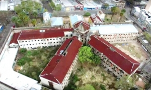 Vista aérea de ex cárcel de Miguelete