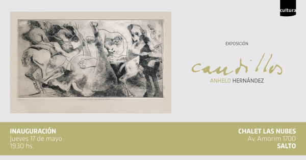 Exposición &quot;Caudillos&quot; de Anhelo Hernández en chalet Las Nubes.