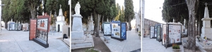 Montaje en cementerio de Durazno