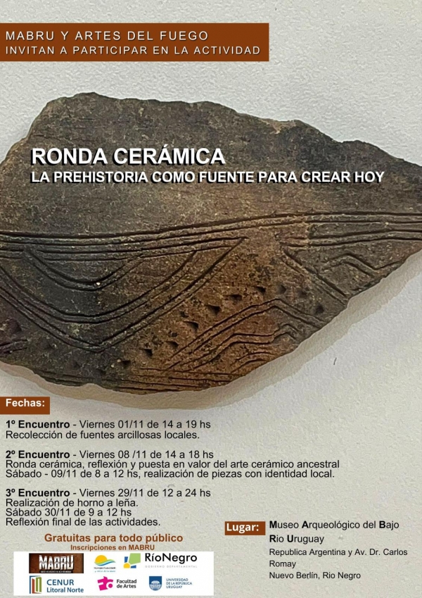 Ronda Cerámica, actividad en el Museo Arqueológico del Bajo Río Uruguay