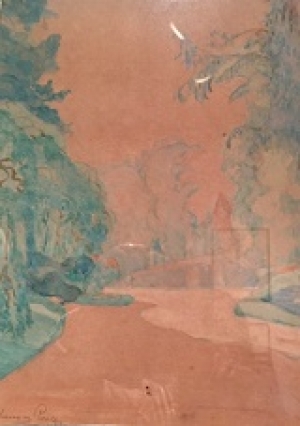 Paisaje con cerros