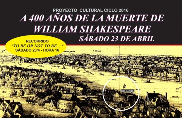 El Cementerio Brit&aacute;nico conmemora el 400&ordm; aniversario de la muerte de William Shakespeare