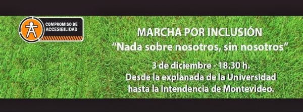 3 de diciembre. Hoy se celebra el D&iacute;a internacional de los derechos de las personas con discapacidad.