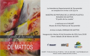 El MUART inaugura exposici&oacute;n de Rosario de Mattos.