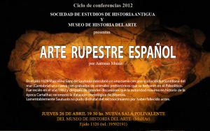 Conferencia sobre Arte Rupestre. 