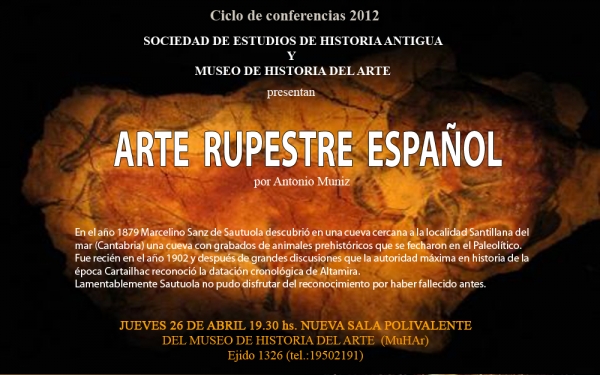 Conferencia sobre Arte Rupestre. 