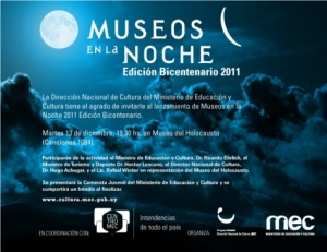 Lanzamiento Museos en la Noche 2011 