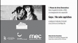 "Goya, no solo caprichos" en el Museo de Artes Decorativas desde el 23 de abril. 