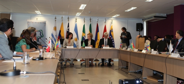 Reuni&oacute;n de Ministros de Cultura del Mercosur. Brasilia, 23 de noviembre de 2012.