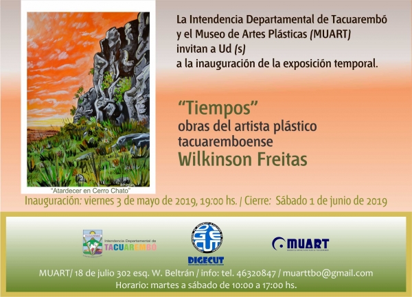 Museo de Artes Pl&aacute;sticas de Tacuaremb&oacute; presenta "Tiempos"