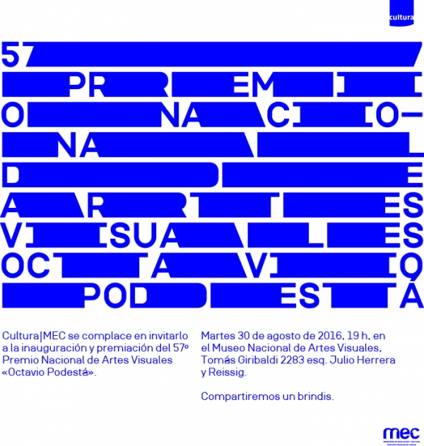 Inauguraci&oacute;n y premiaci&oacute;n del 57&ordm; Premio Nacional de Artes Visuales en el MNAV
