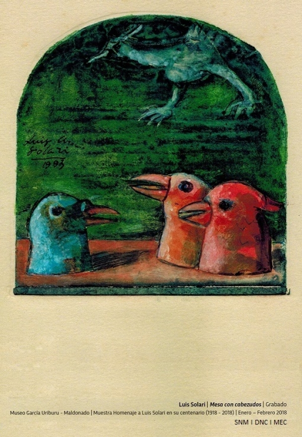 Hasta el 15 de marzo puede visitarse la exposici&oacute;n homenaje a Solari en el museo Garc&iacute;a Uriburu de Maldonado