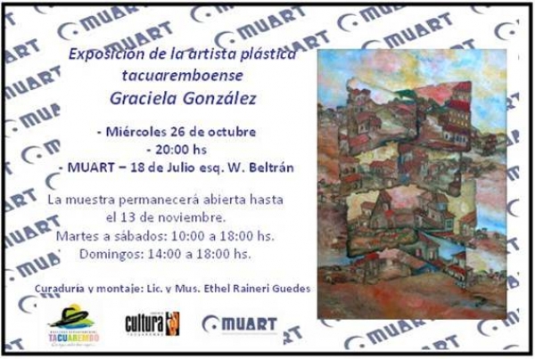 Inauguraci&oacute;n de exposici&oacute;n en Museo de Arte de Tacuaremb&oacute; (MUART)