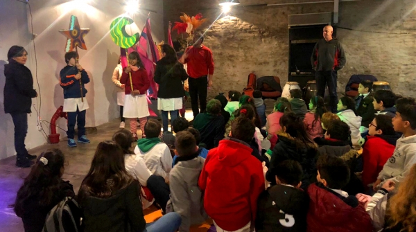 Escuela n&ordm;2 de Durazno en el Museo del Carnaval