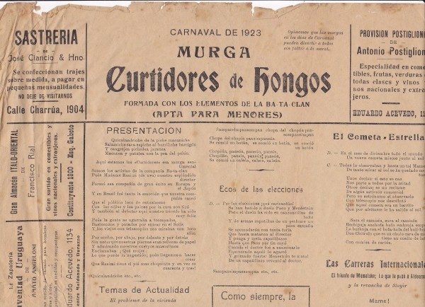 Muestra del Museo del Carnaval inicia en Salto recorrido por varios departamentos.