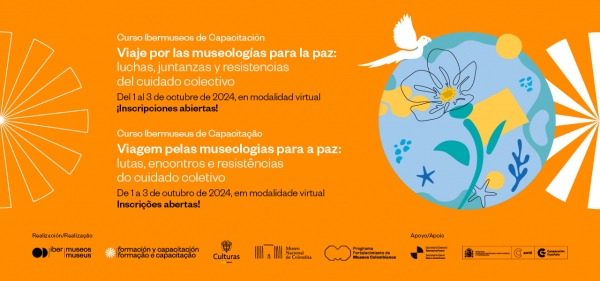 Curso virtual de Ibermuseos: viaje por las museolog&iacute;as para la paz