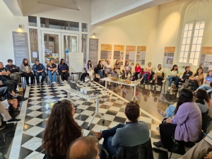 Participantes en el Museo Nacional de Historia Natural