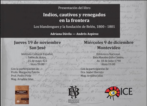 Presentaci&oacute;n del libro "Indios, cautivos y renegados en la frontera"